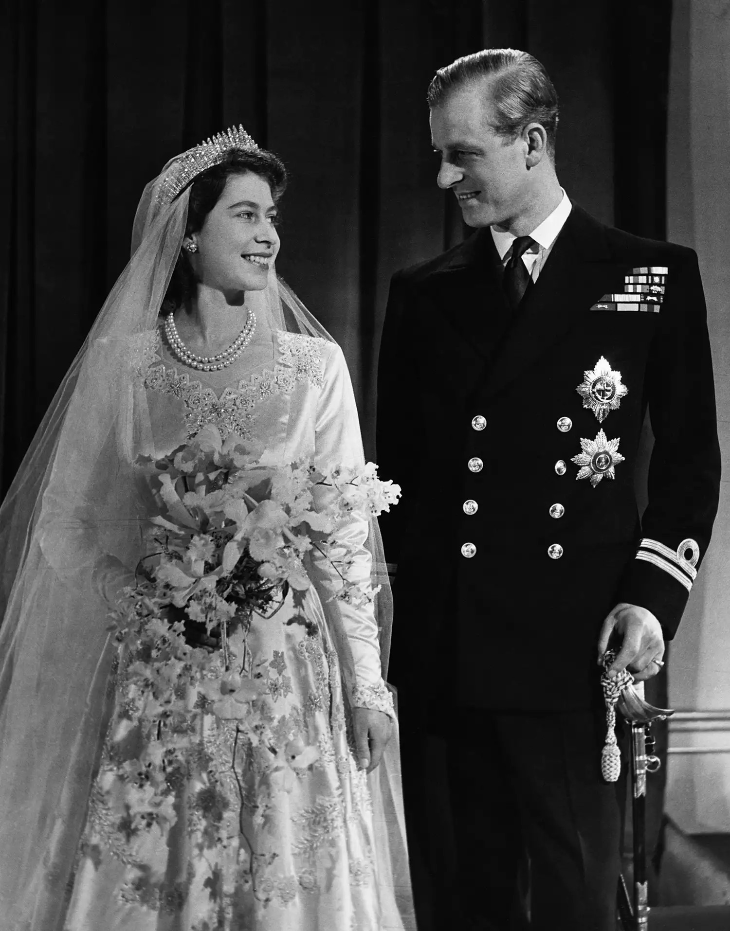 Queen Elizabeth II and the Duke of Edinburgh