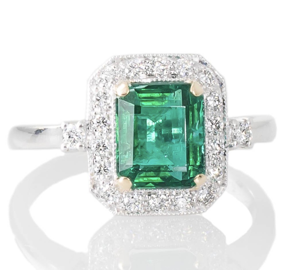 Emerald & Diamond Ring