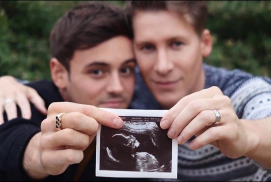 Tom Daley and Dustin Lance Black