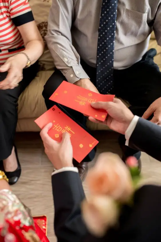 Bring a Red Envelope of Money as a Gift: