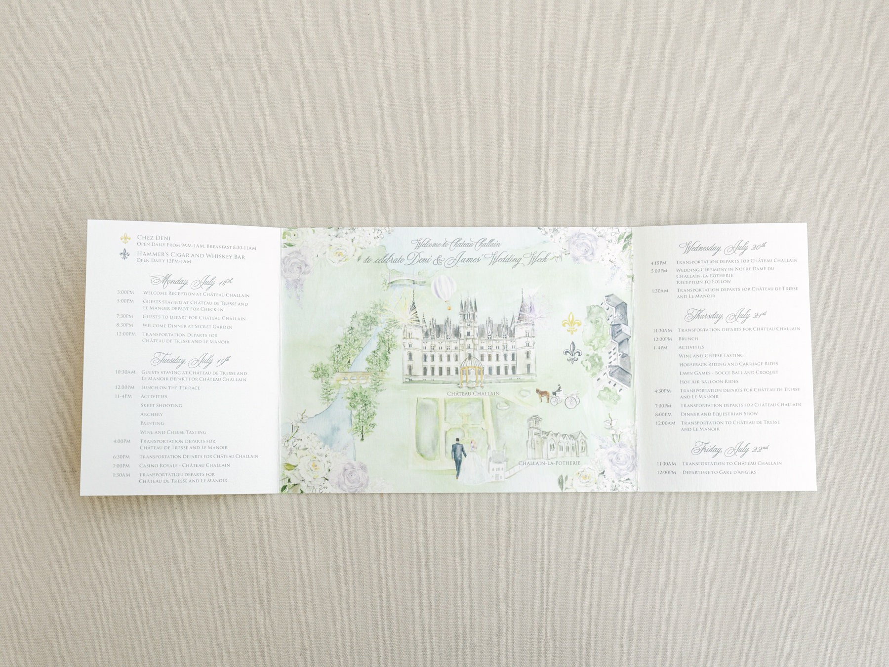 A Luxury 4 Day Chateau Destination Wedding in Loire Valley, France