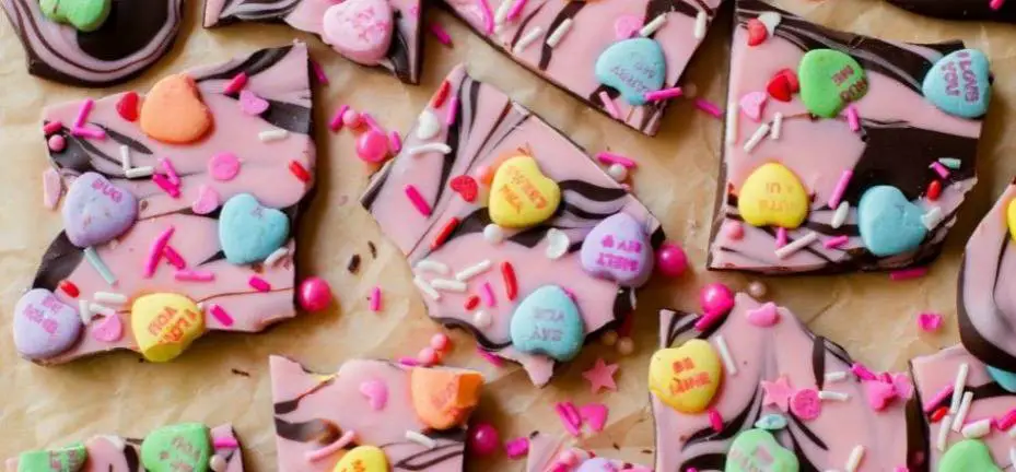 Candy Heart Bark