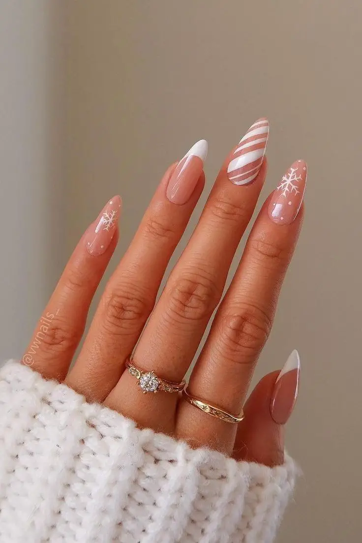 Snowflake Nails