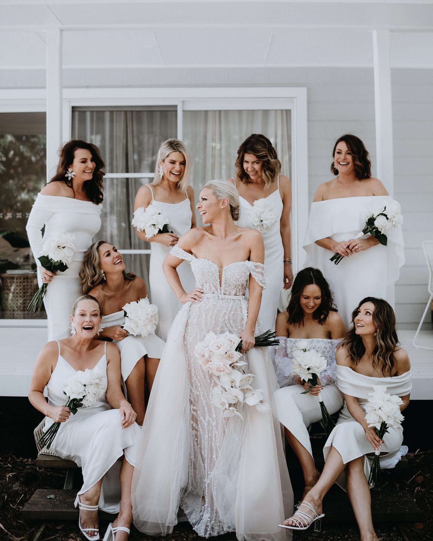 Laughter with the Bridal Party