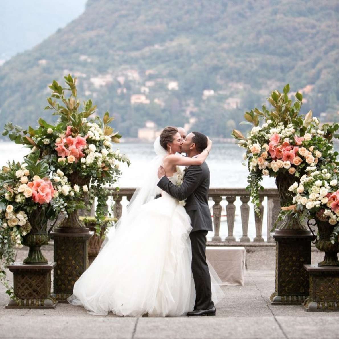 Chrissy Teigan and John Legend (Lake Como, Italy)