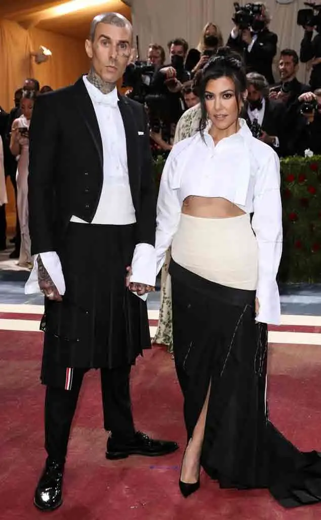 Kourtney Kardashian and Travis Barker