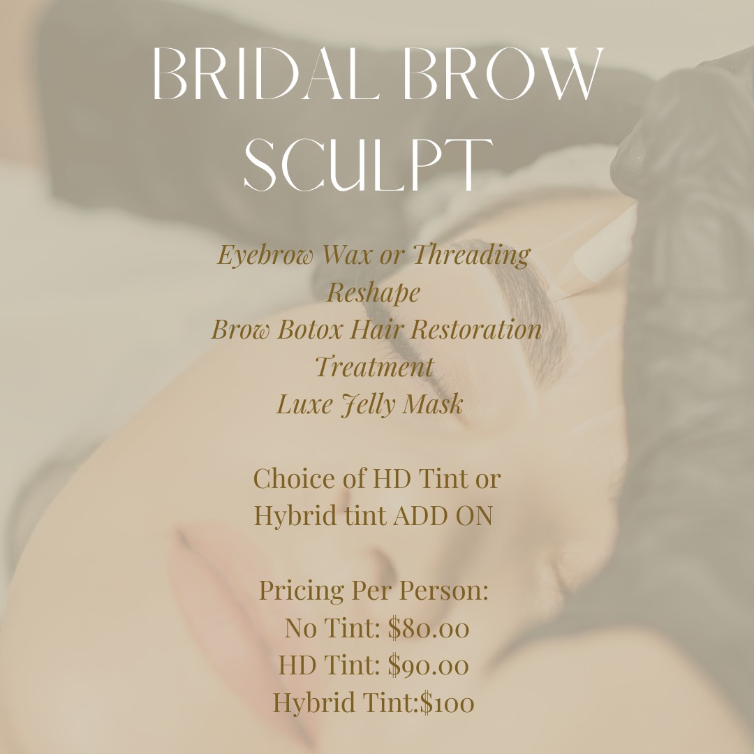 Package 1. Bridal Brow Sculpt