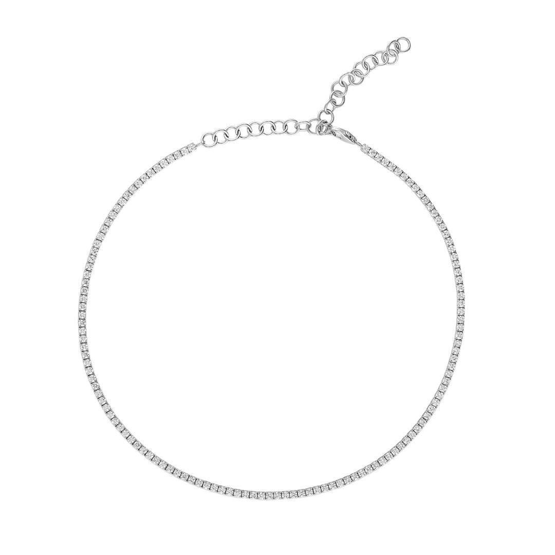 $7500 tennis necklace from Stephanie Gottlieb