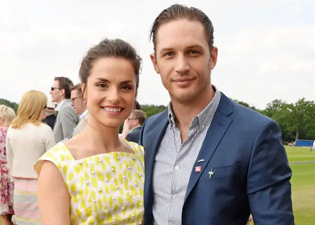 Tom Hardy and Charlotte Riley, 2014