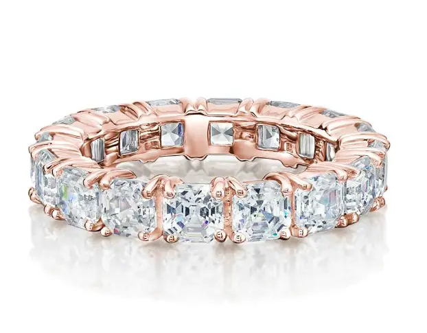 Rose Gold Eternity Band