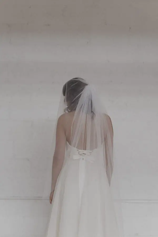 Two Tiered Veil (White)