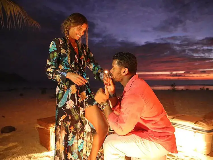 Ciara and Russell Wilson