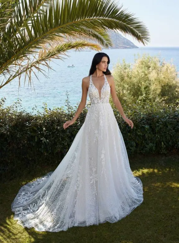 10 Practical Yet Stylish Wedding Dresses To Love If Youre Tying The Knot In Santorini, Greece