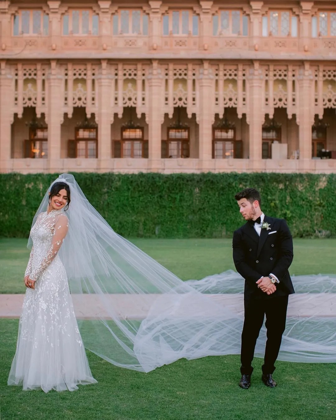 Priyanka Chopra and Nick Jonas ( Jodphur, India)