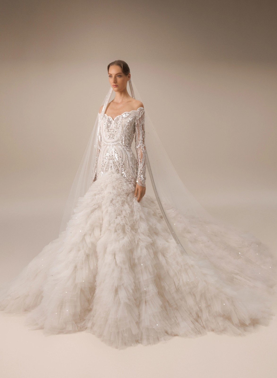 Elie Saab’s “Look 4” from the Bridal Fall 2023 Collection