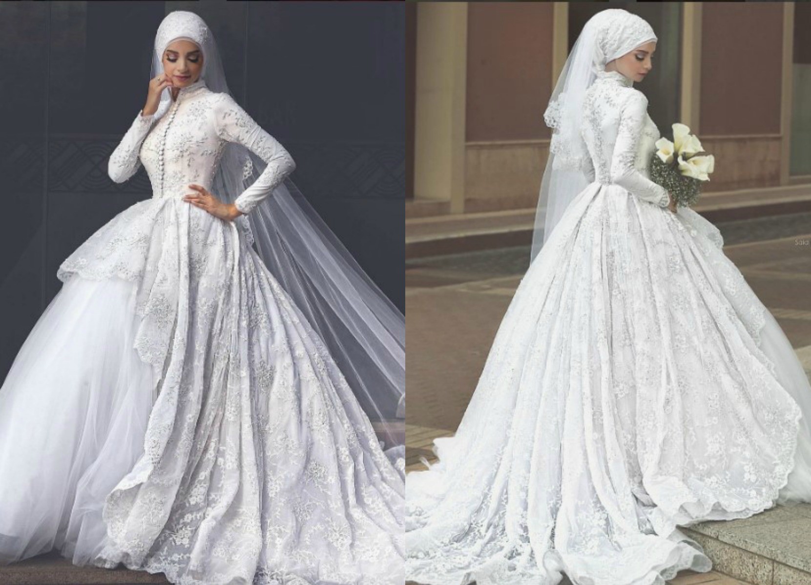 These Brides who wore the hijab on their Special Day are beautiful