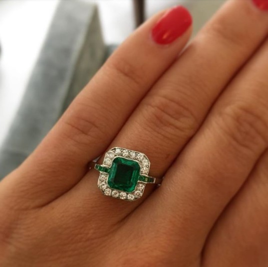 The Perfect Emerald Engagement Ring