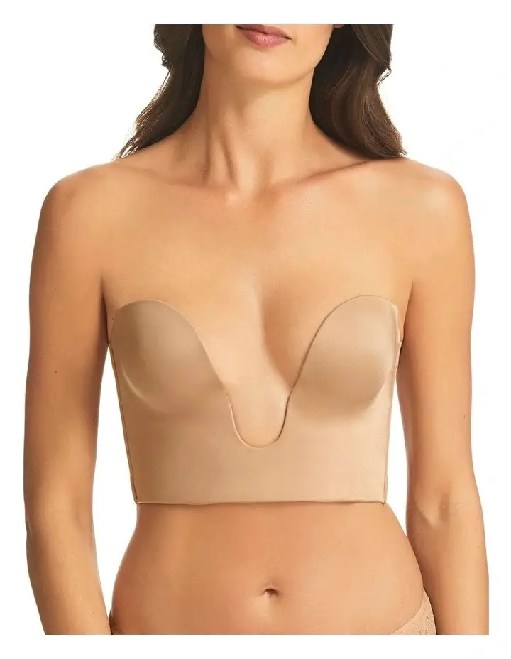 Deep-V Gowns: Plunge Bra