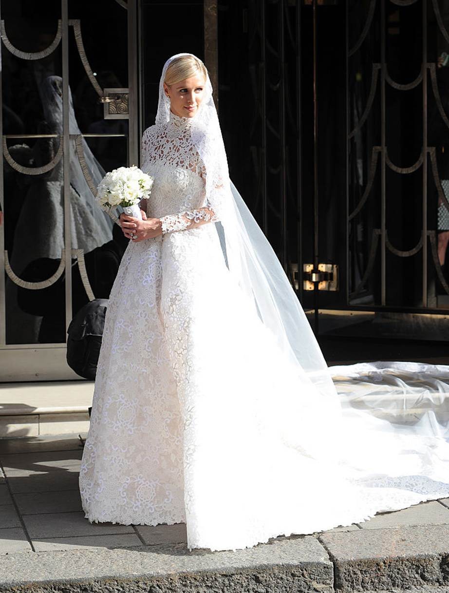 Nicky Hilton Rothschild in Valentino