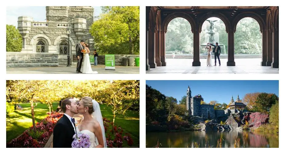 In a castle at Belvedere Castle, New York