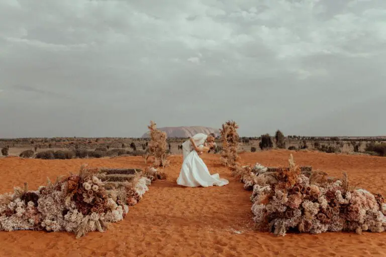 Australias Abbey Holmes And Keegan Brooksby Get Married At Uluru, Northern Territory