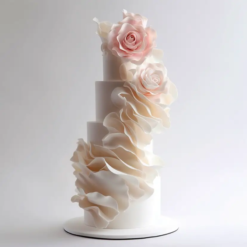 Romance City Destination: Ruffle Cake