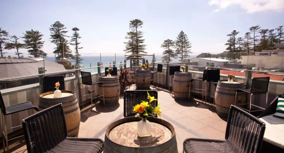 The New Brighton Hotel Rooftop Garden Bar, Manly