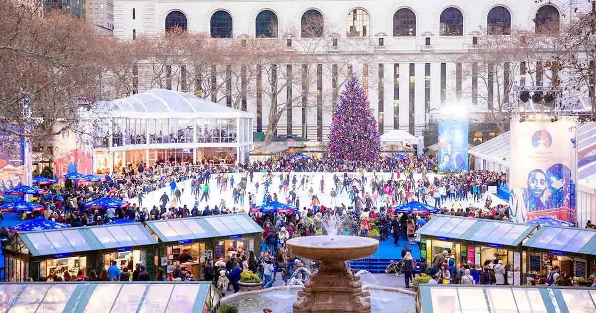 Winter Village at Bryant Park, New York