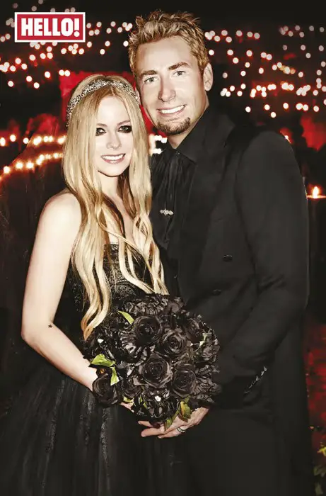 Avril Lavigne and Chad Kroeger (Mandelieu-La Napoule, France)