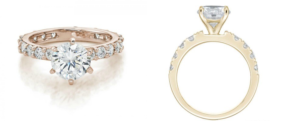 Round Brilliant Cut Engagement Ring $595