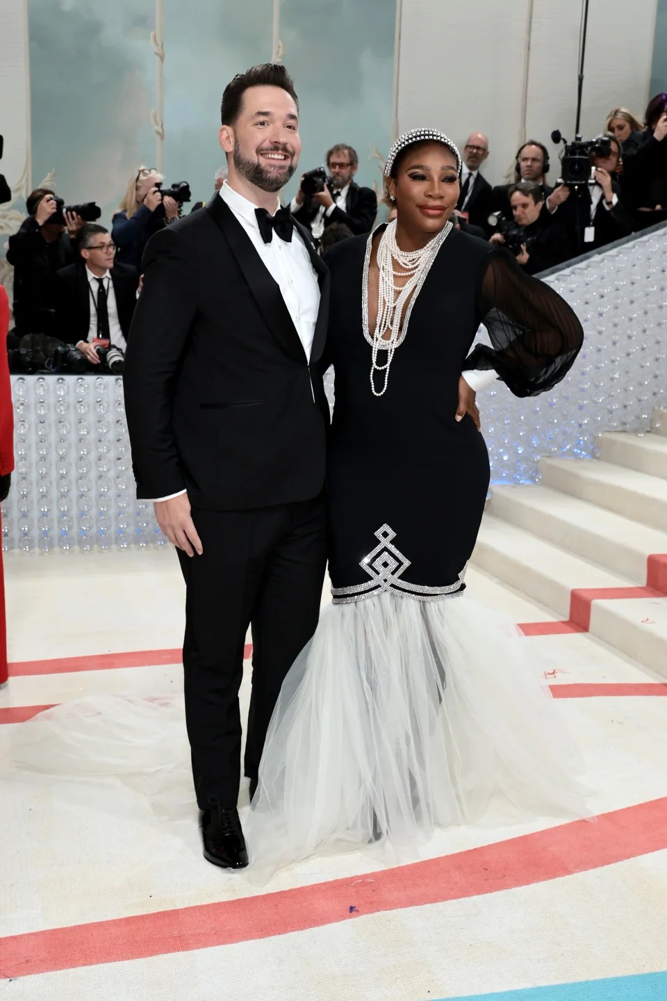 Serena Williams and Alexis Ohanian