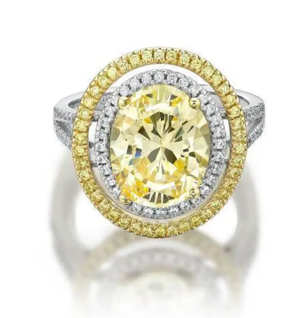 Yellow Diamond Halo