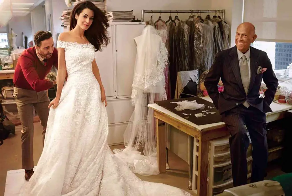 Amal Clooney’s Oscar de la Renta – $380,000