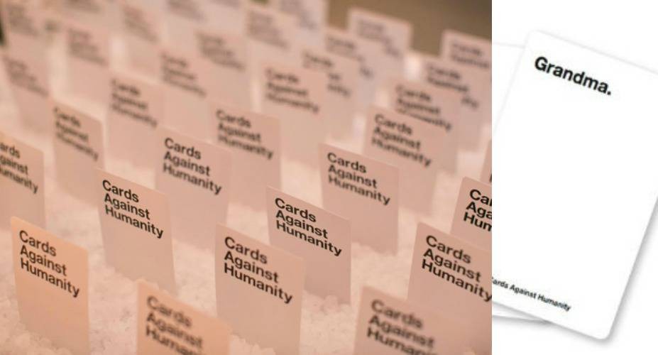 Personalised Place Cards Against Humanity